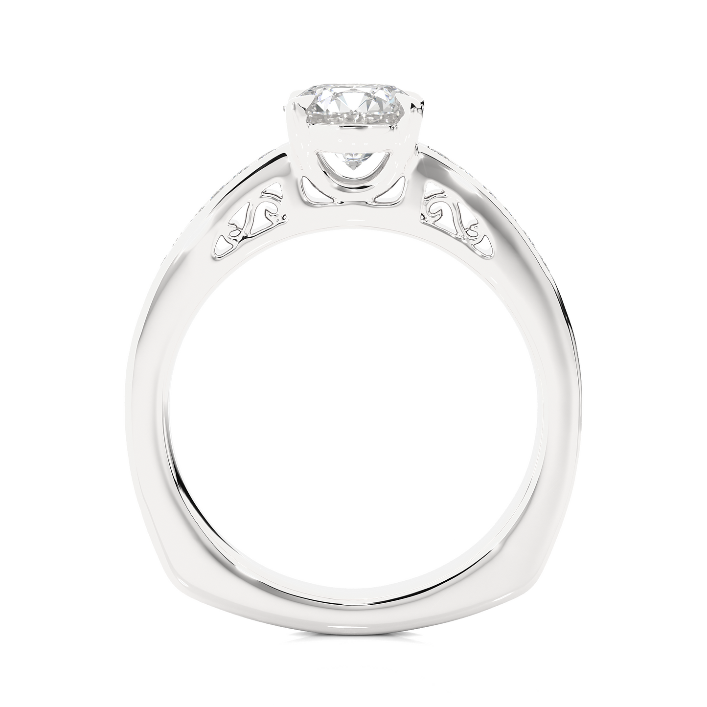 Lavish Side Stone Ring