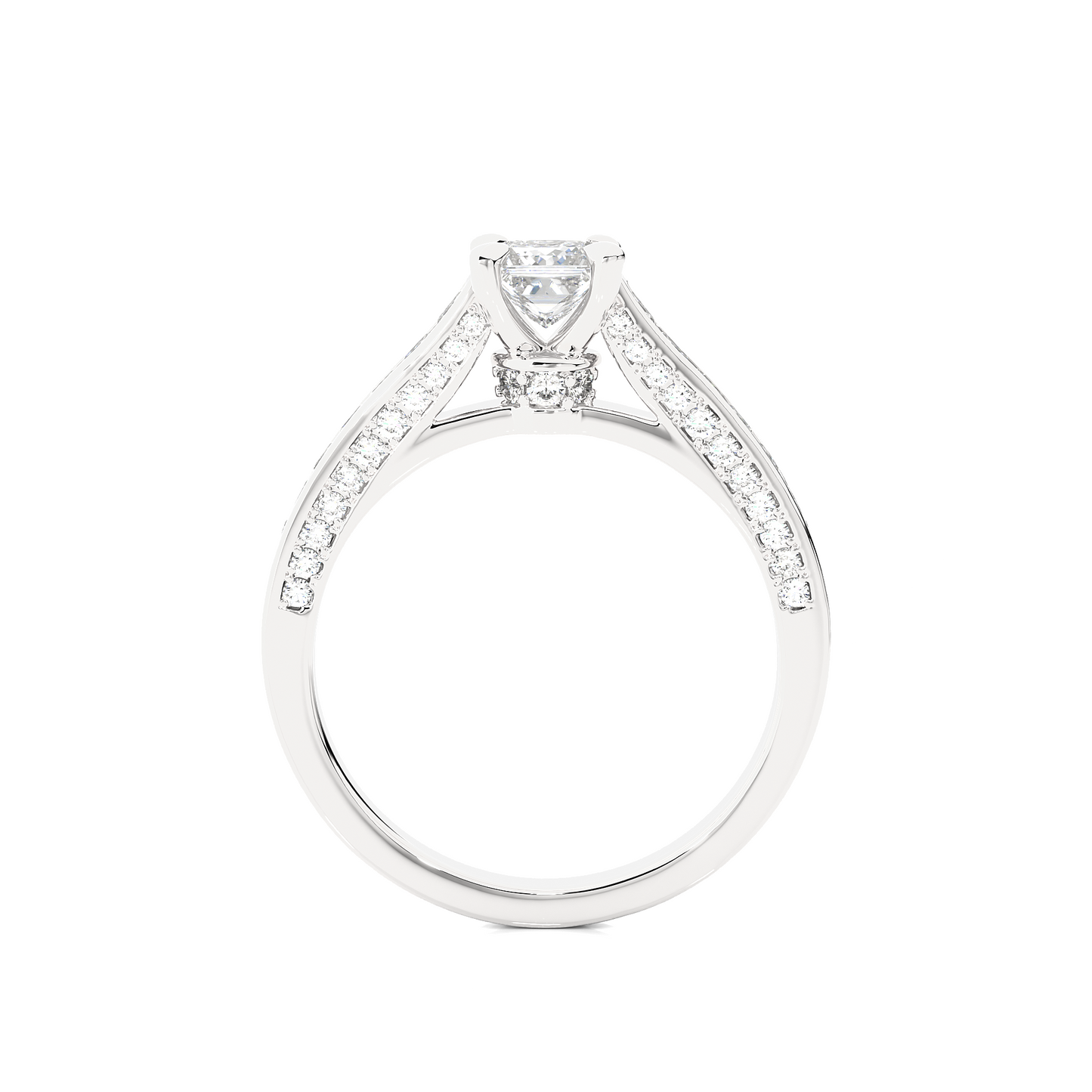 Infinite Princess Side Stone Ring