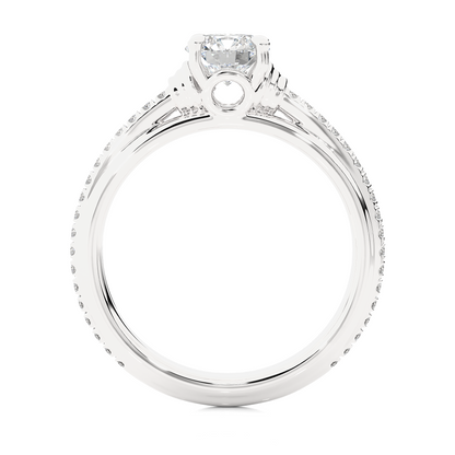 Luminaire Side Stone Ring