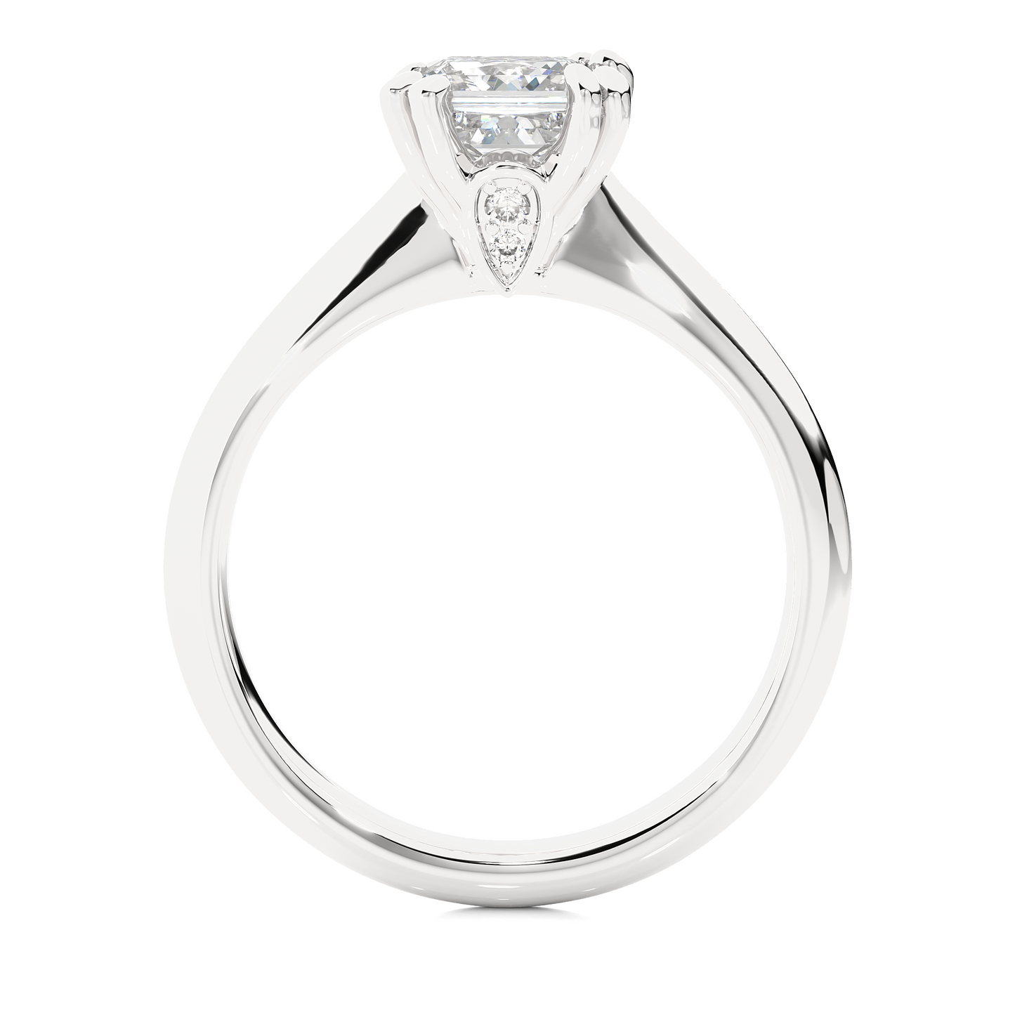 Classic Princess Solitaire Ring