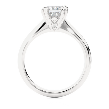 Classic Princess Solitaire Ring