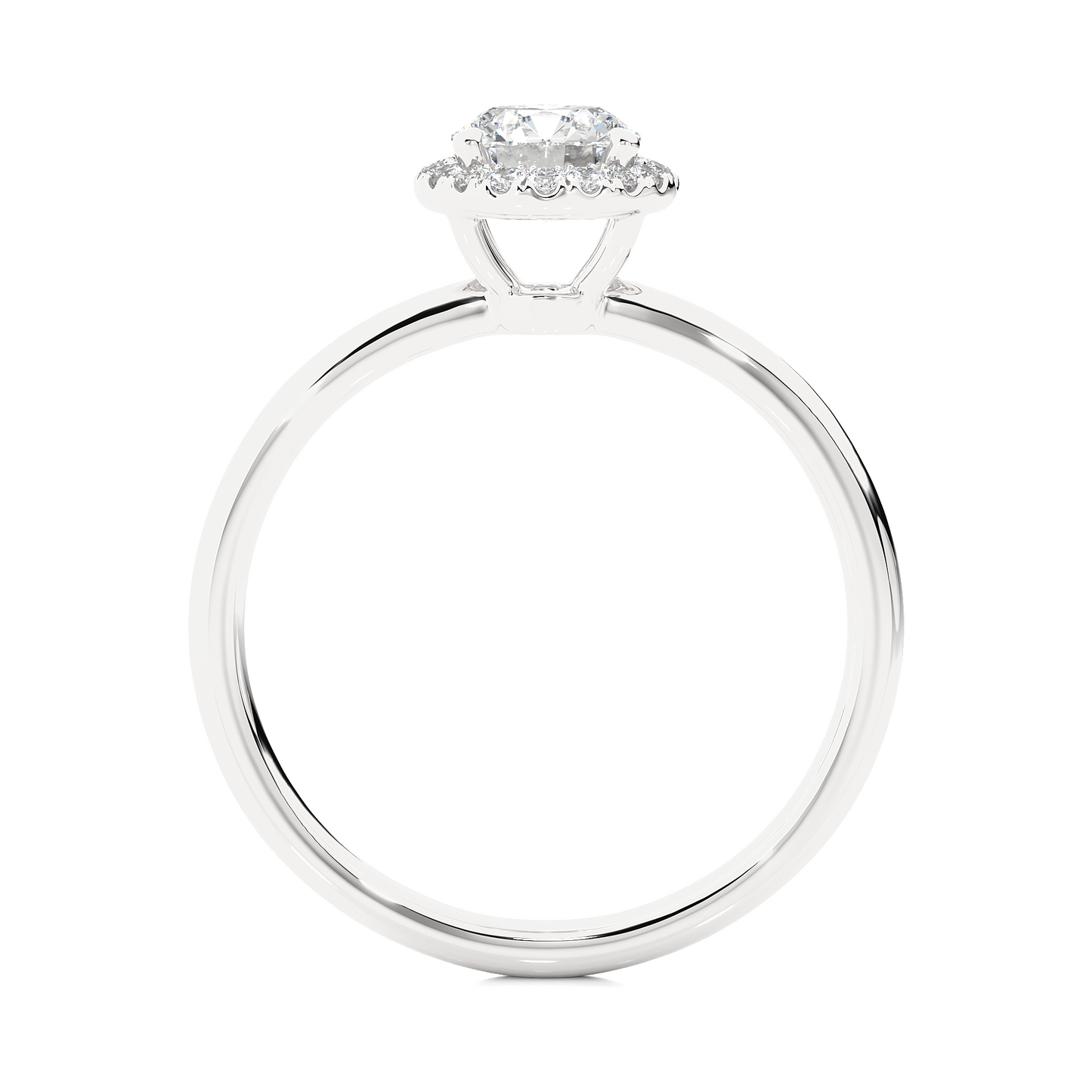 Classic Round Halo Ring