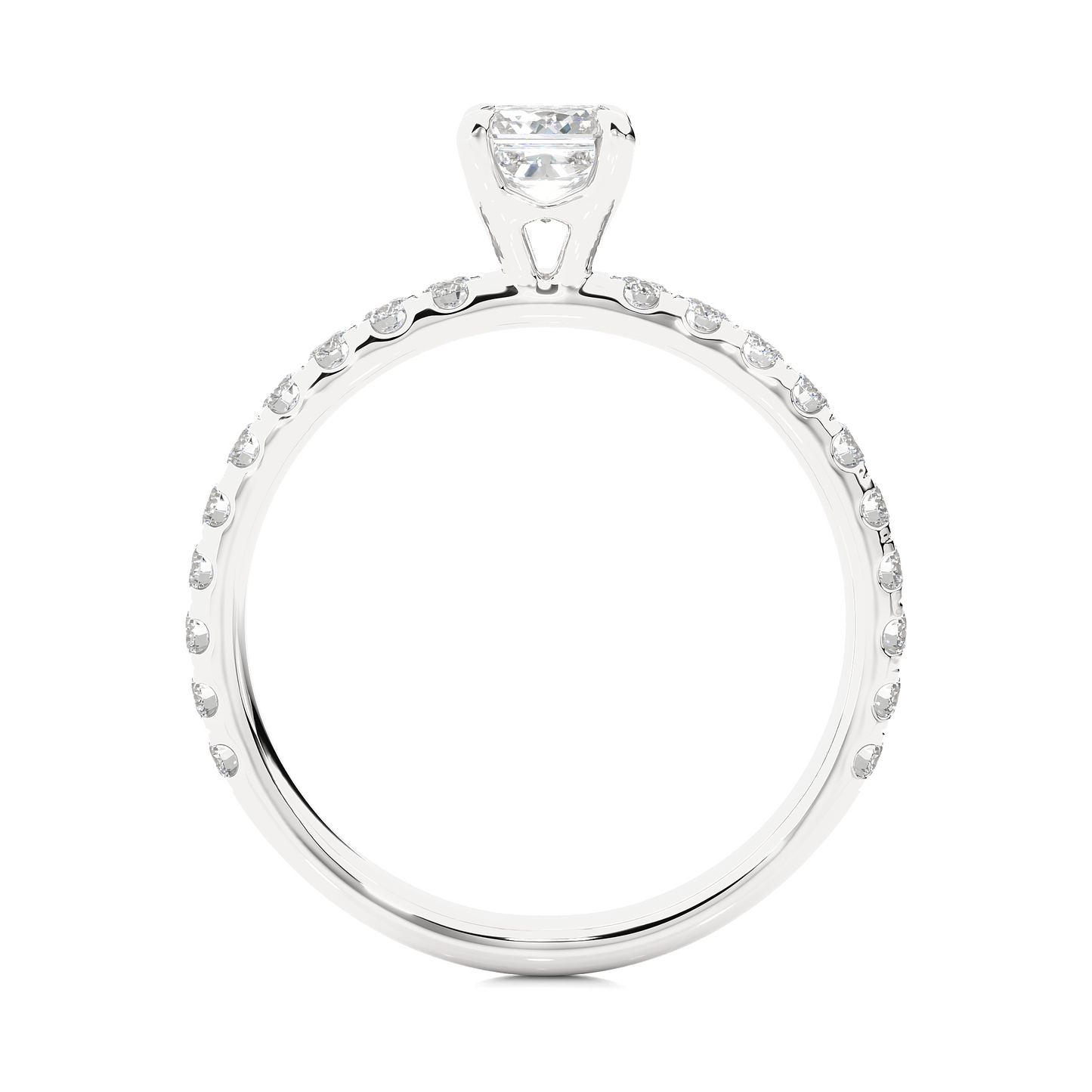 Imperial Princess Side Stone Ring