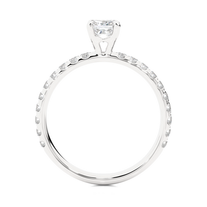 Imperial Princess Side Stone Ring