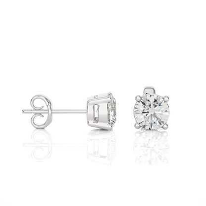 Velisse Round Stud Earrings