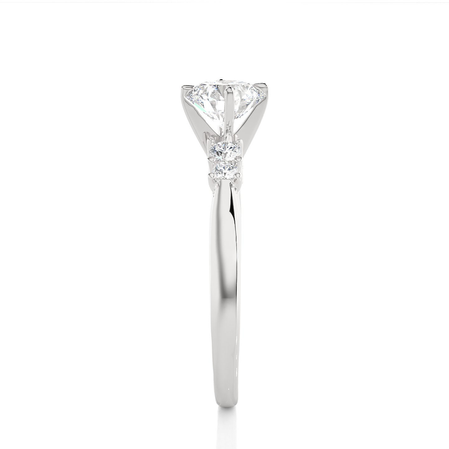 Starlight Side Stone Ring