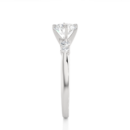Starlight Side Stone Ring