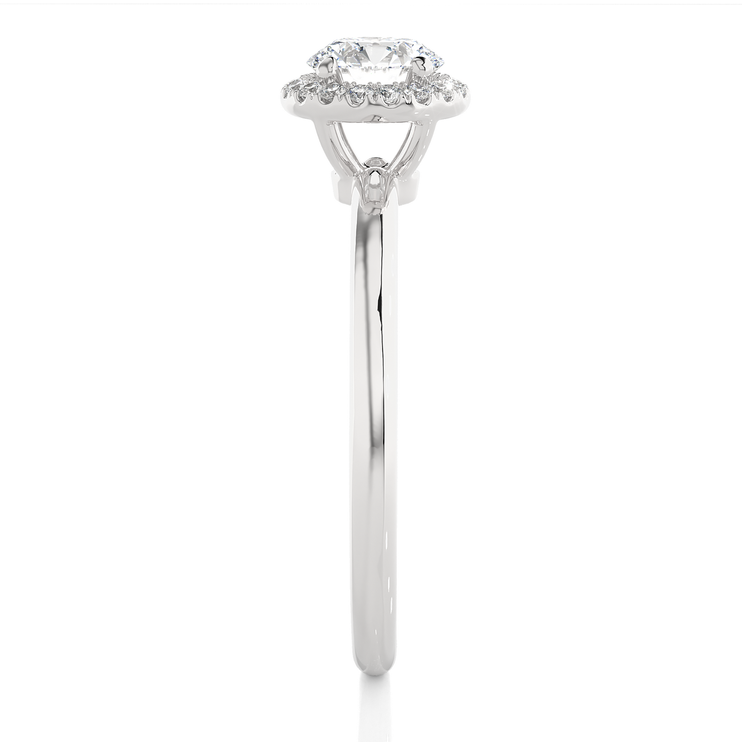 Classic Round Halo Ring