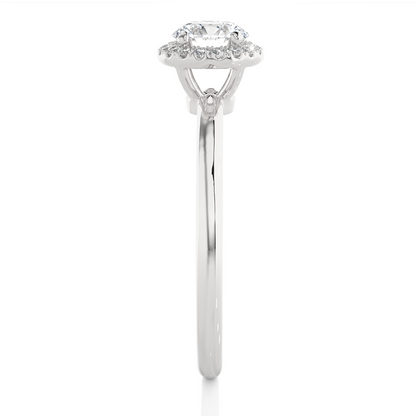 Classic Round Halo Ring