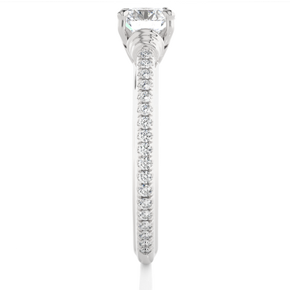 Luminaire Side Stone Ring