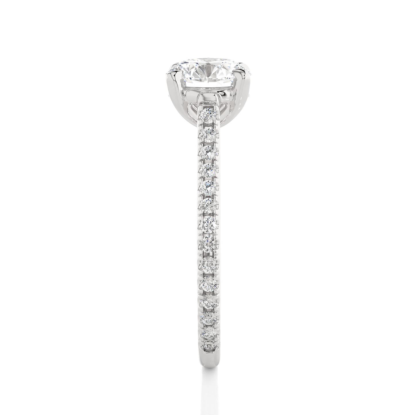 Glorious Side Stone Ring