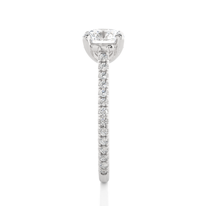 Glorious Side Stone Ring