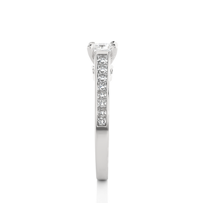 Infinite Princess Side Stone Ring