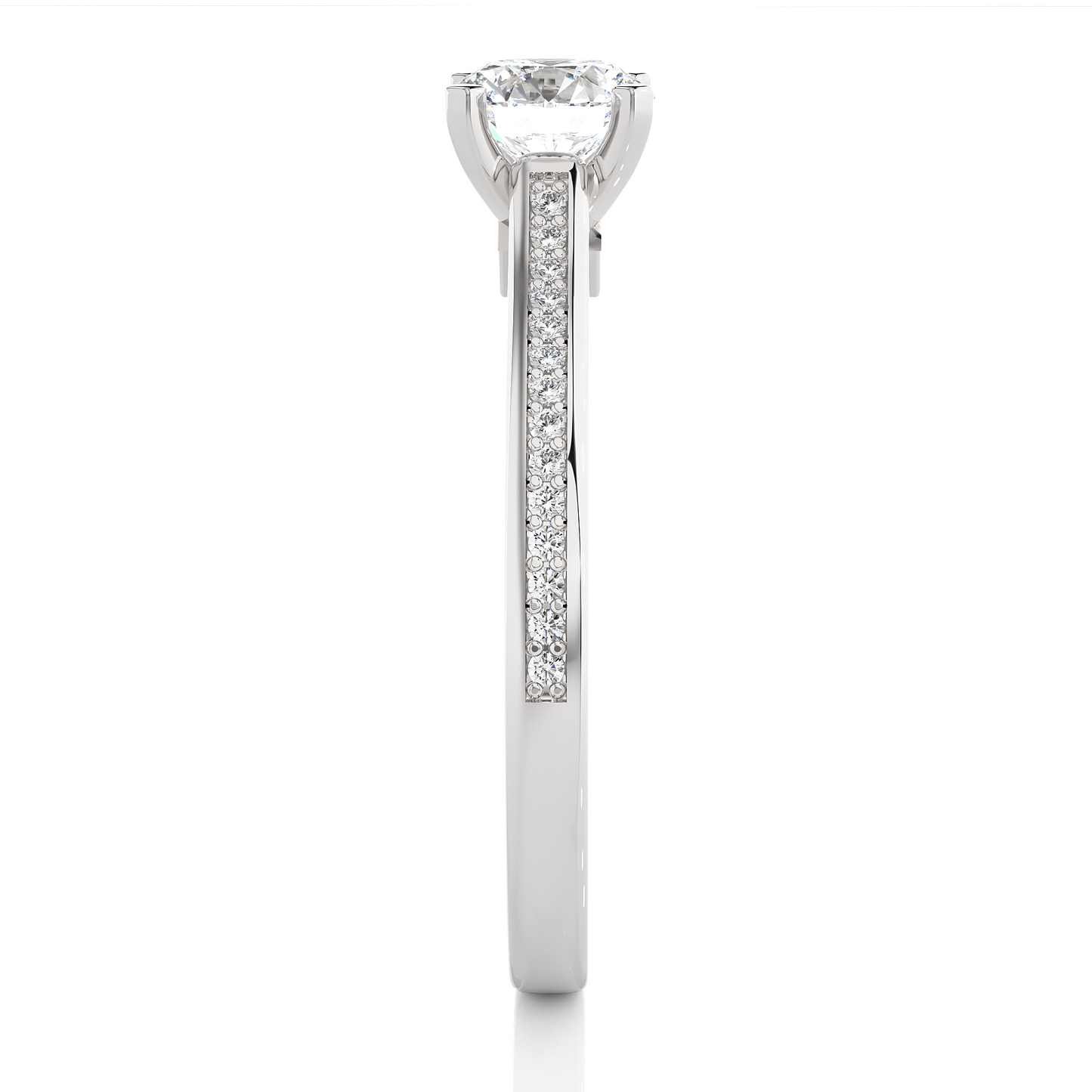 Aurora Side Stone Ring
