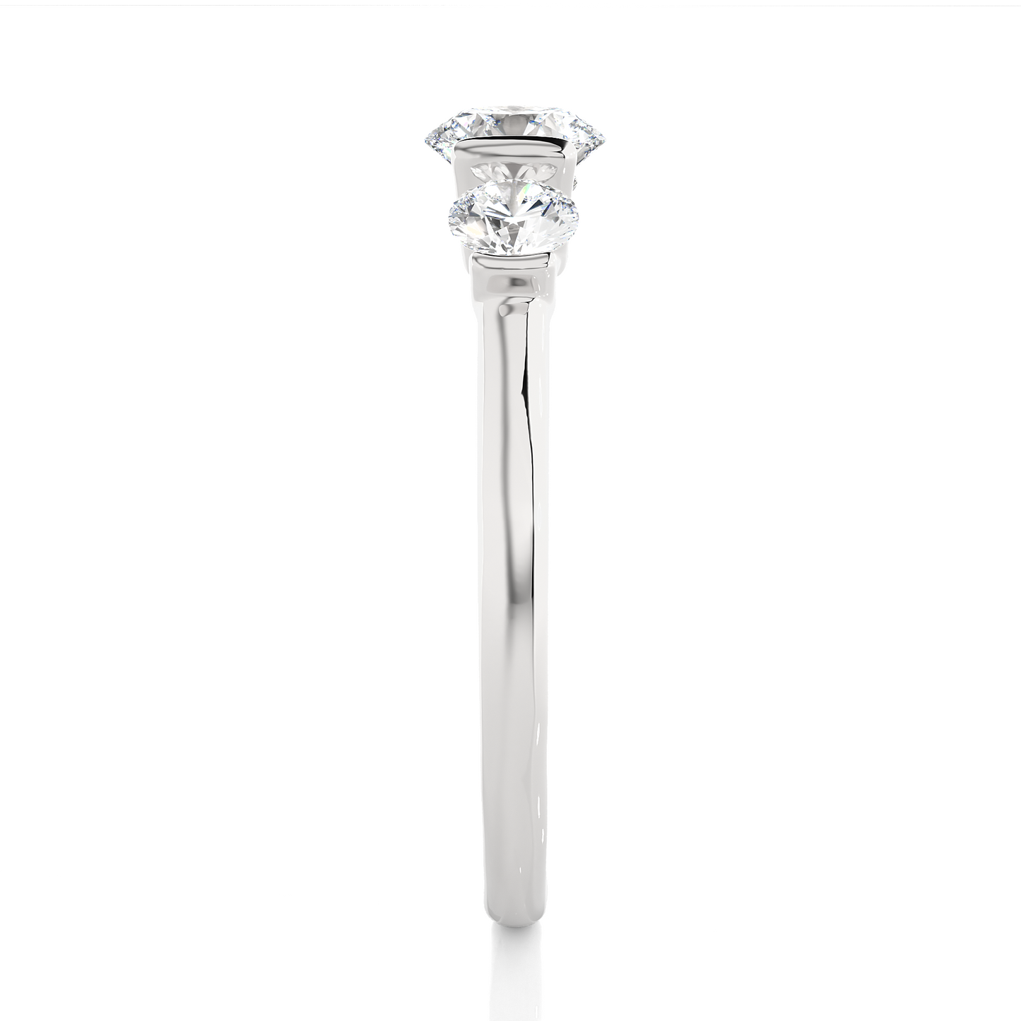 Unique Triplet Ring