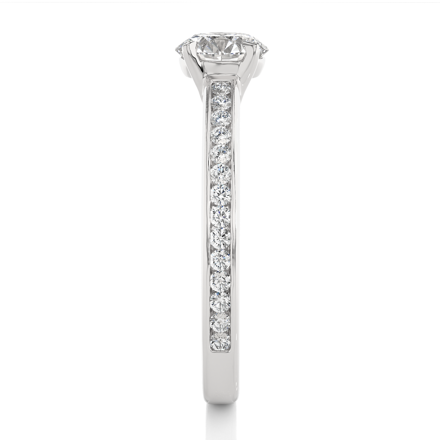 Lavish Side Stone Ring
