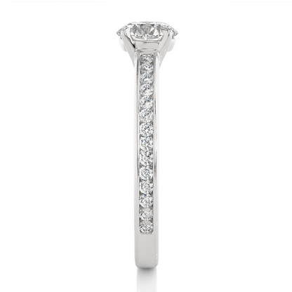 Lavish Side Stone Ring