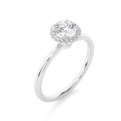 Classic Round Halo Ring