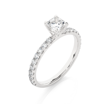 Imperial Princess Side Stone Ring