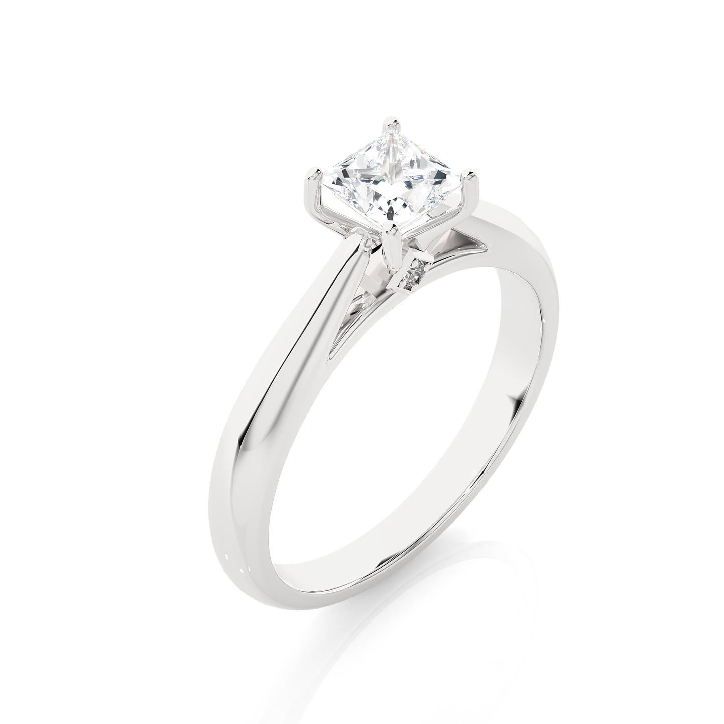 Prestige Princess With Small Stones Ring