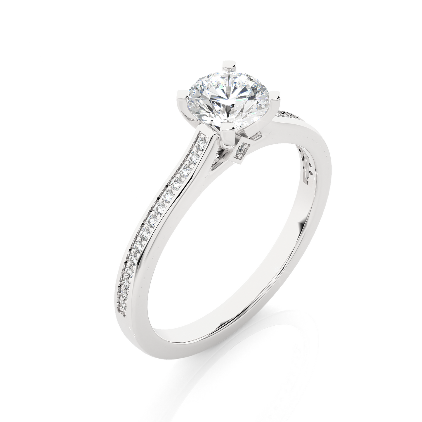 Aurora Side Stone Ring