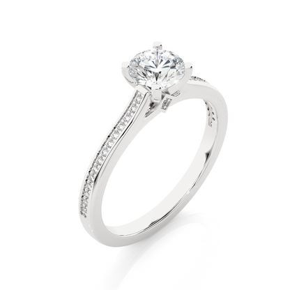 Aurora Side Stone Ring