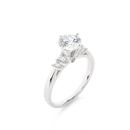 Starlight Side Stone Ring