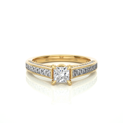 Infinite Princess Side Stone Ring