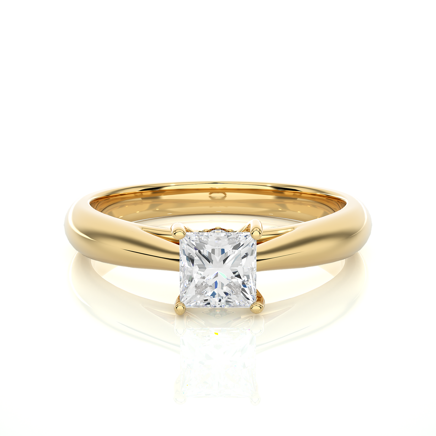 Prestige Princess With Small Stones Ring