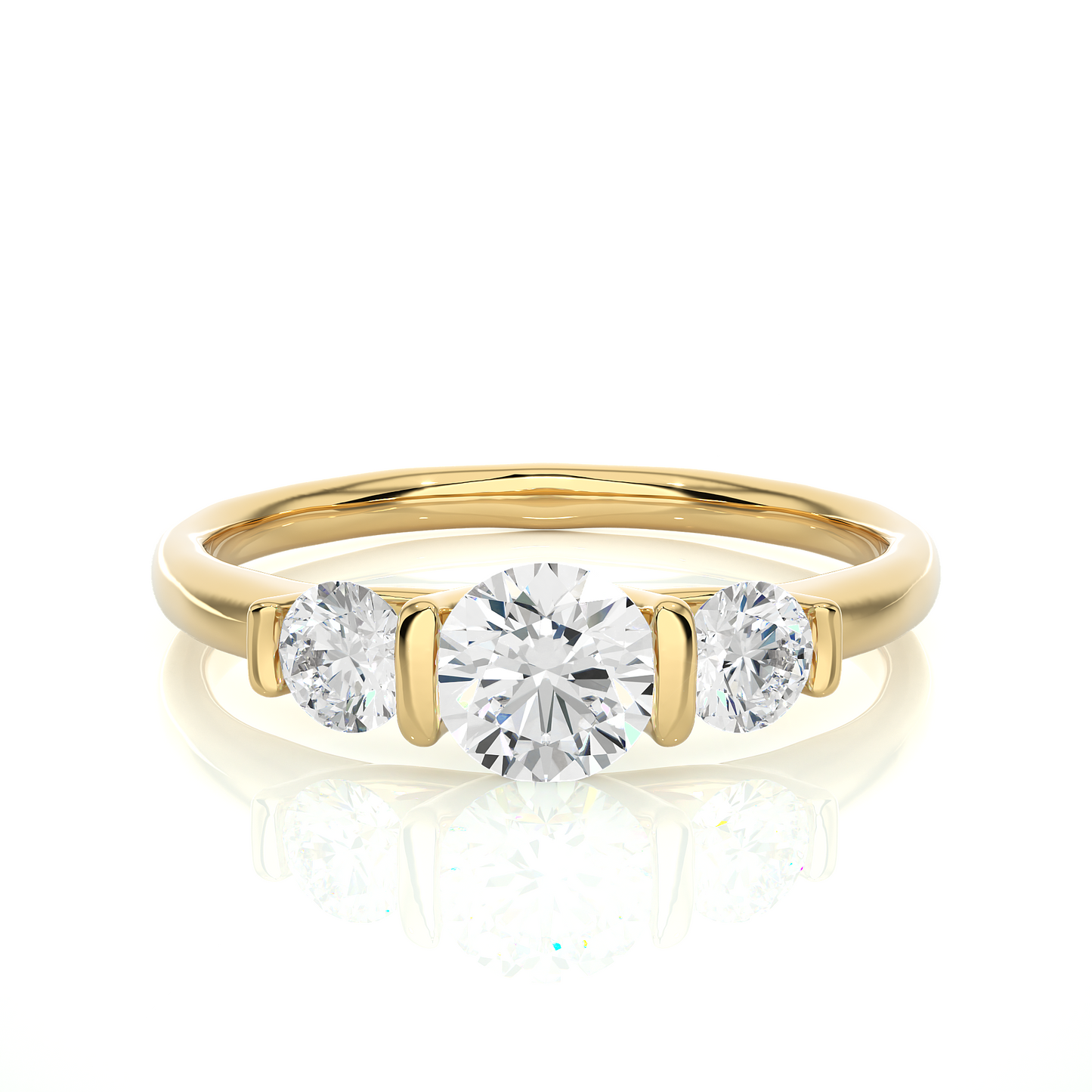 Unique Triplet Ring