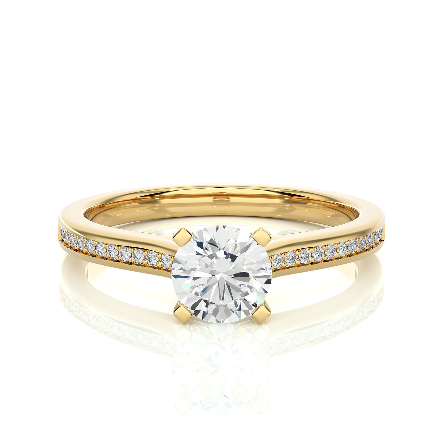 Aurora Side Stone Ring