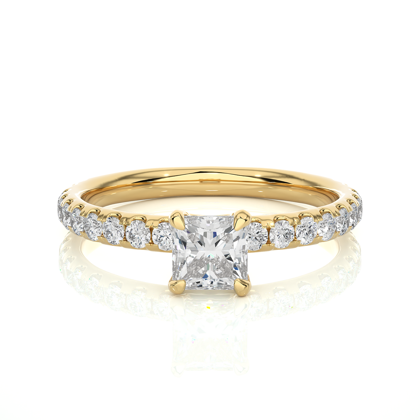 Imperial Princess Side Stone Ring