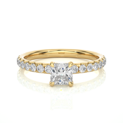Imperial Princess Side Stone Ring