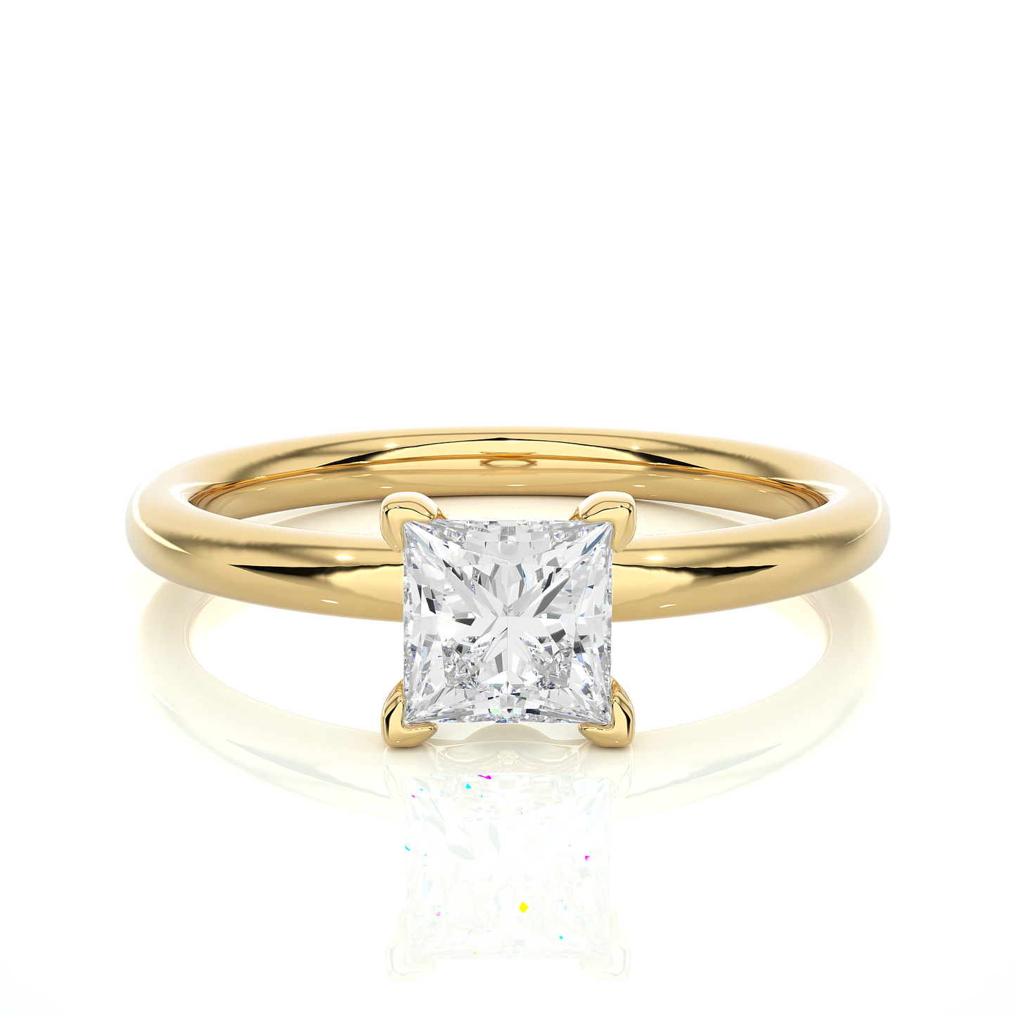Prestige Princess With Small Stones Ring
