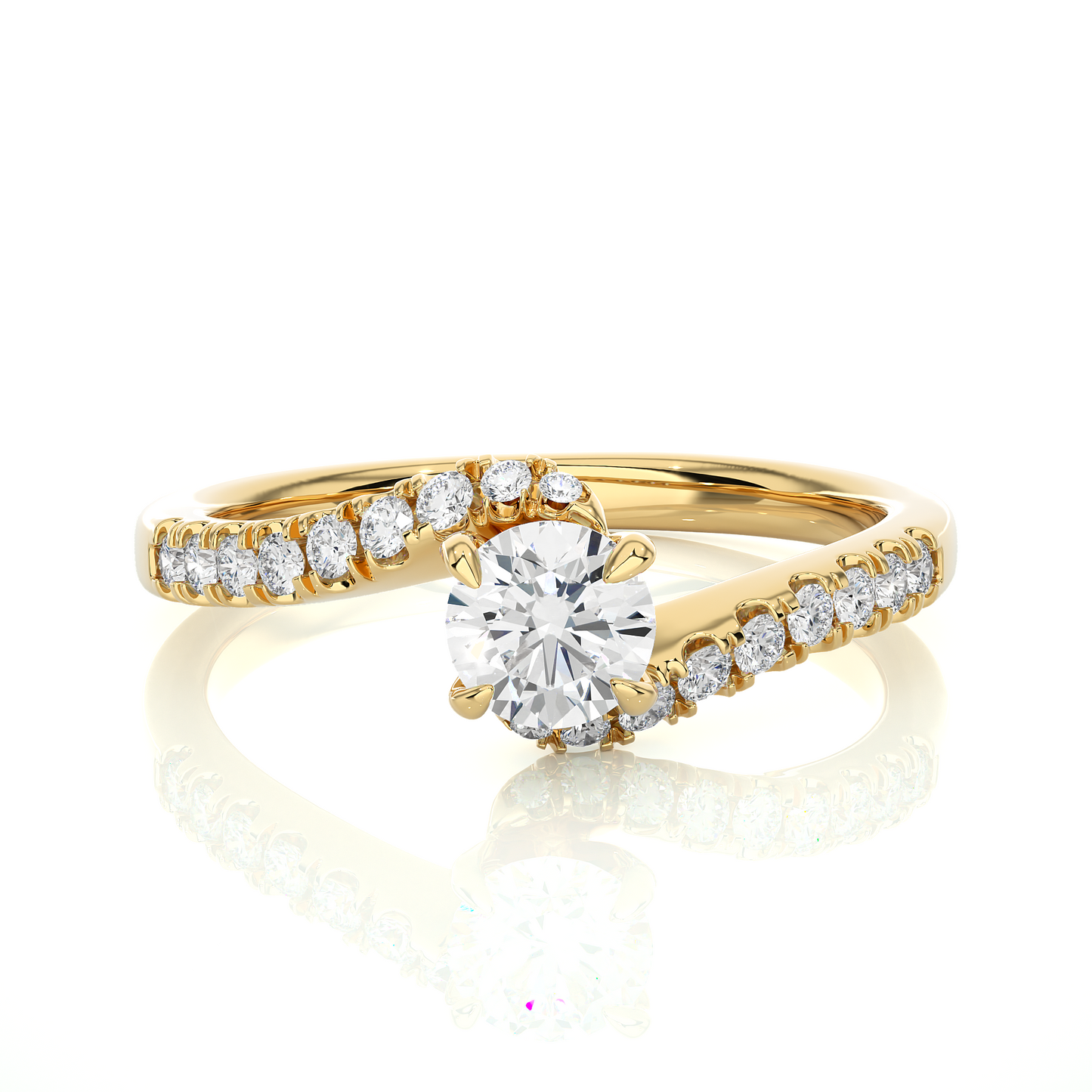 Mirage Side Stone Ring