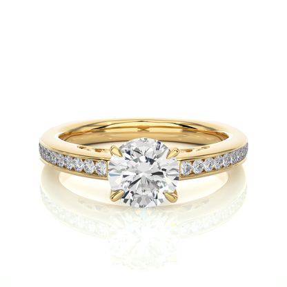 Lavish Side Stone Ring