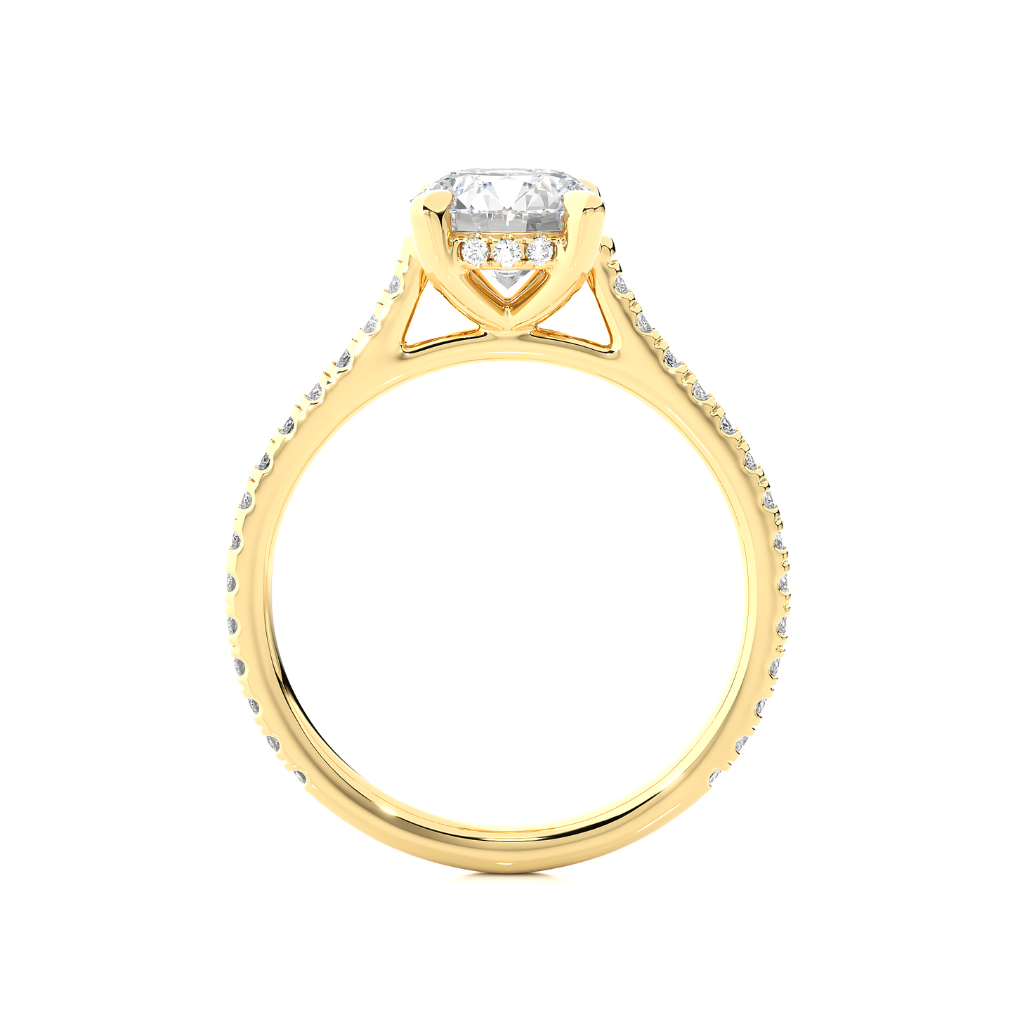 Glorious Side Stone Ring