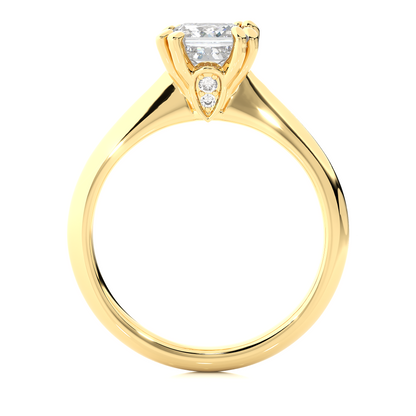 Classic Princess Solitaire Ring