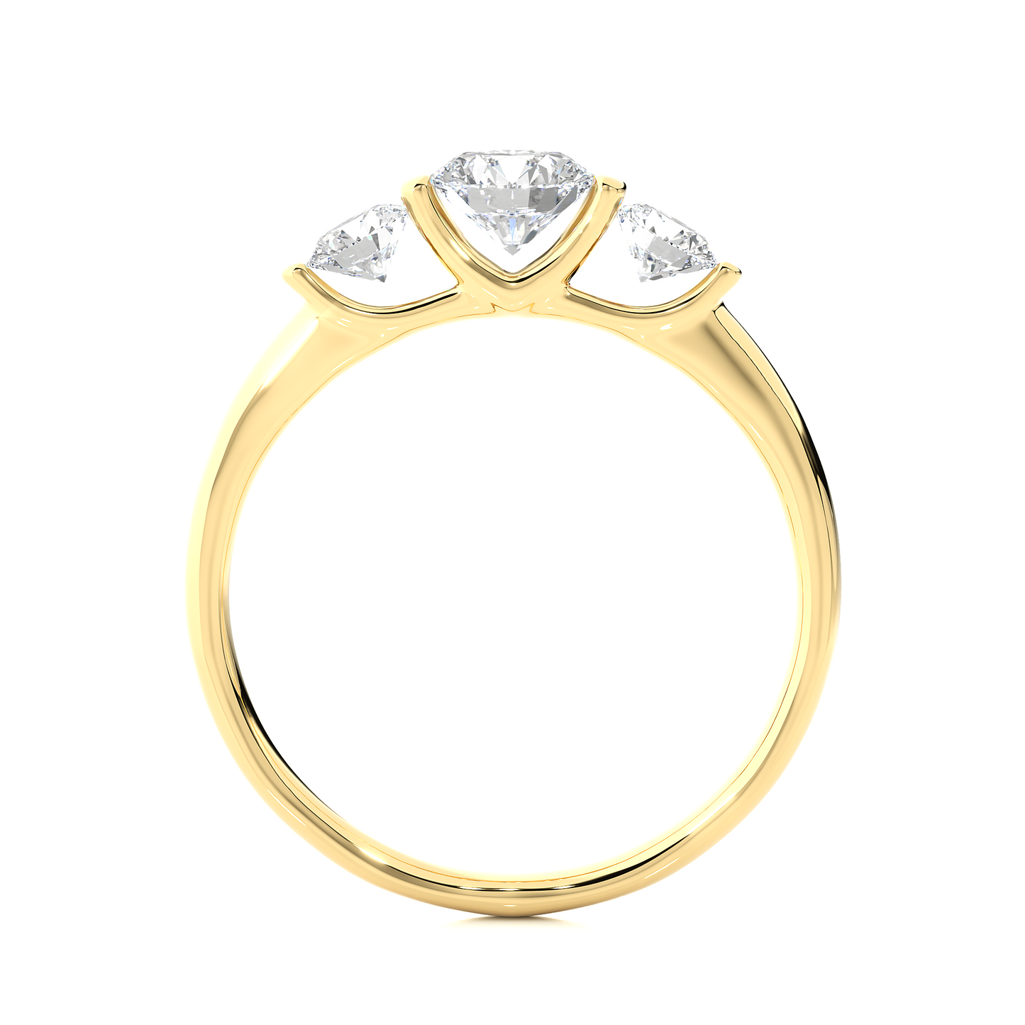 Unique Triplet Ring