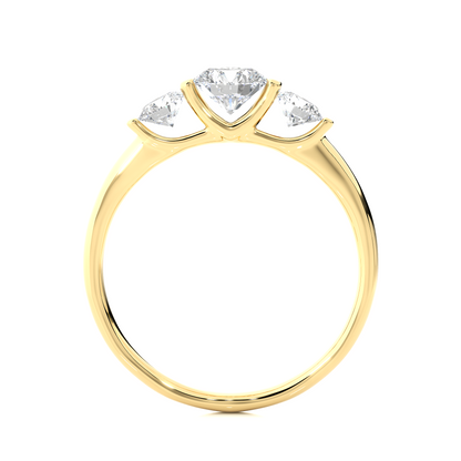 Unique Triplet Ring
