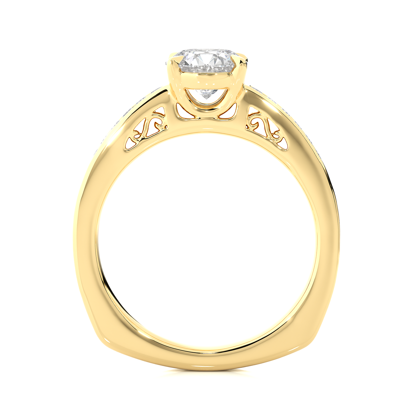 Lavish Side Stone Ring