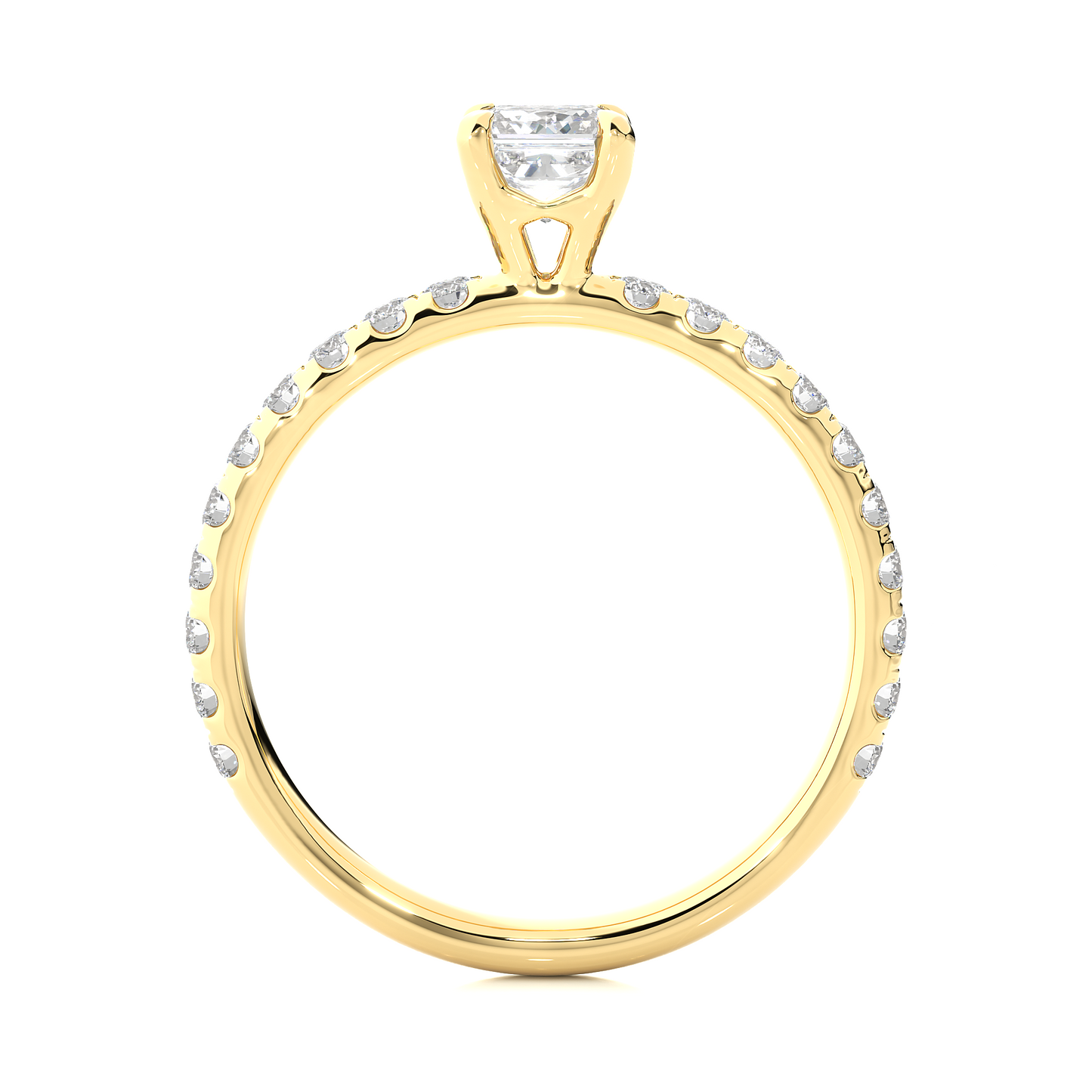 Imperial Princess Side Stone Ring