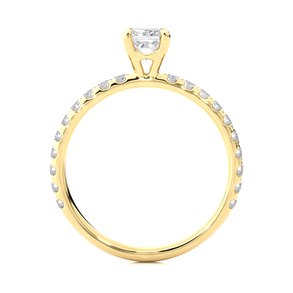 Imperial Princess Side Stone Ring