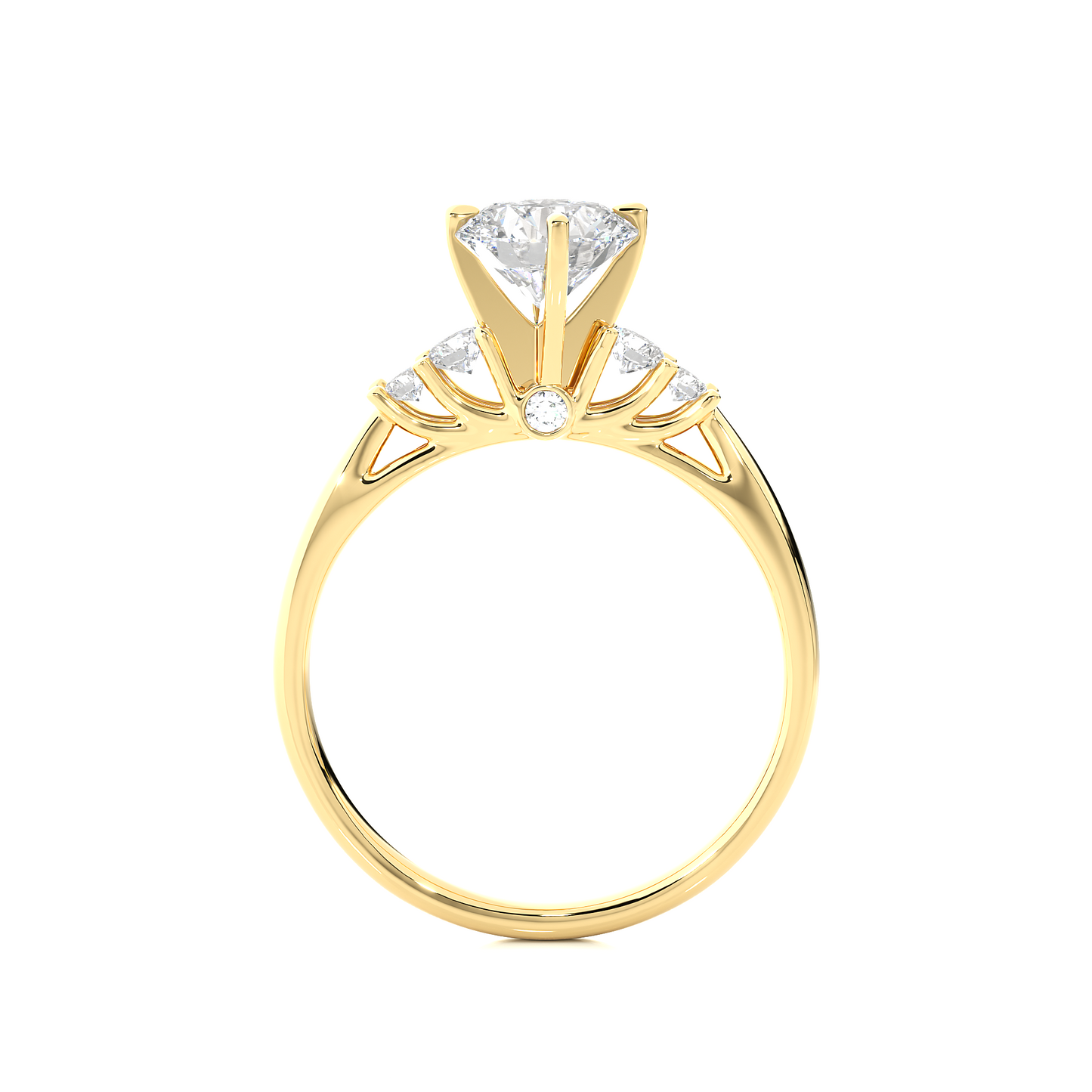 Starlight Side Stone Ring