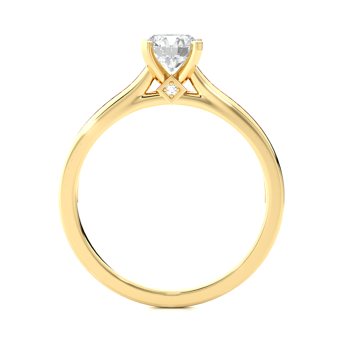 Aurora Side Stone Ring
