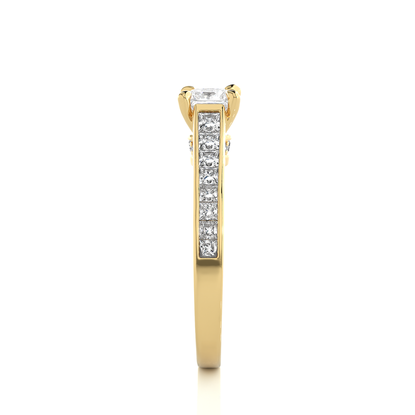 Infinite Princess Side Stone Ring
