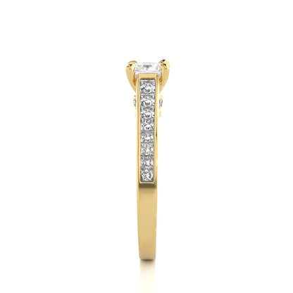 Infinite Princess Side Stone Ring