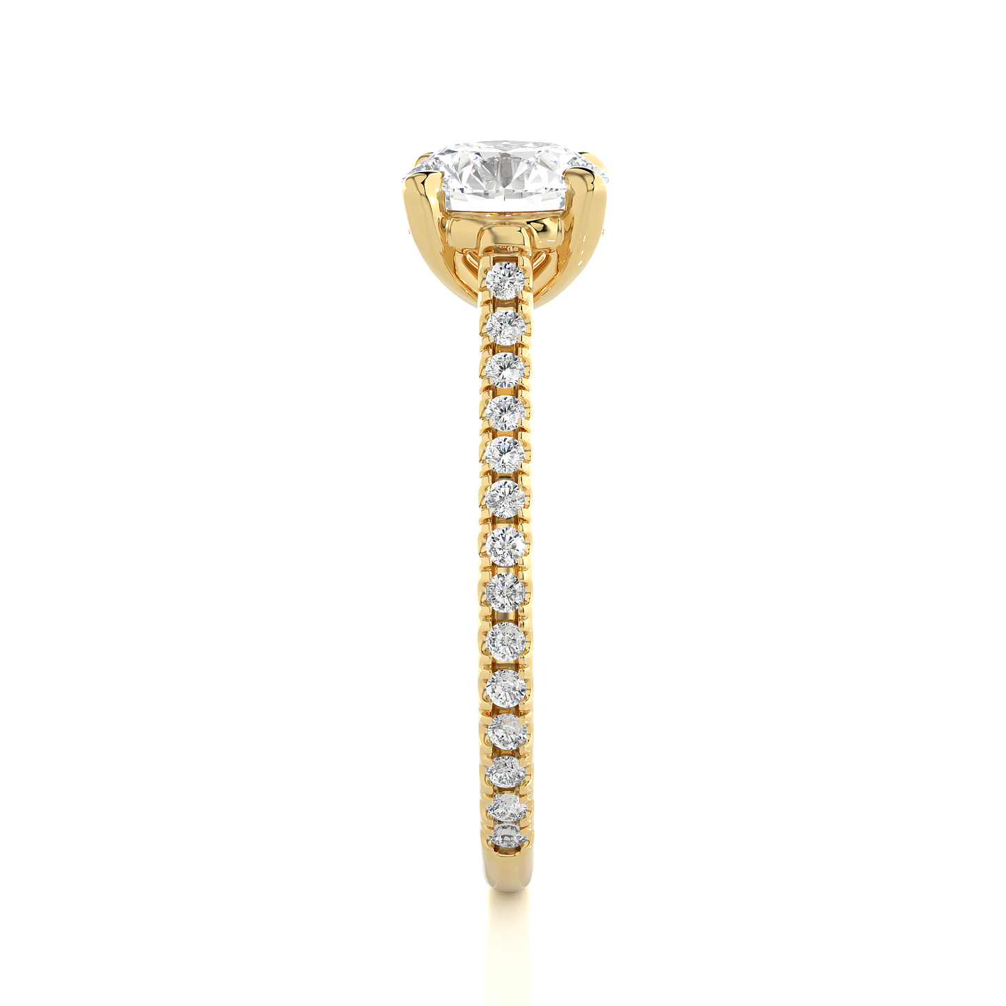 Glorious Side Stone Ring