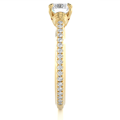 Luminaire Side Stone Ring
