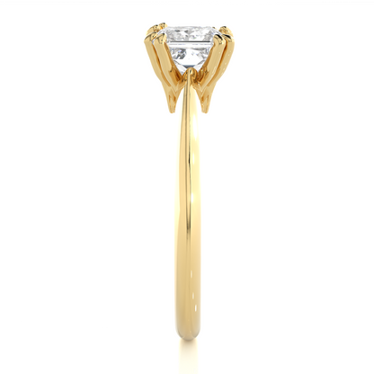 Classic Princess Solitaire Ring